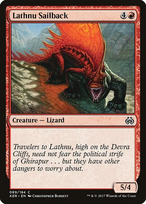 Lathnu Sailback · Aether Revolt 89/197
