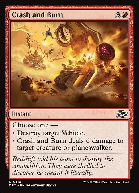 Crash and Burn · Aetherdrift 119/553