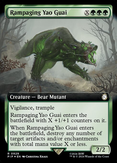 Rampaging Yao Guai · Fallout 929/1068