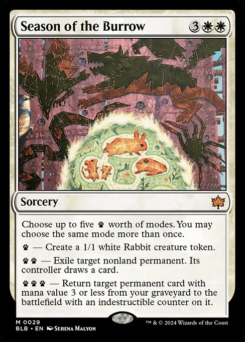 Season of the Burrow · Bloomburrow 29/398
