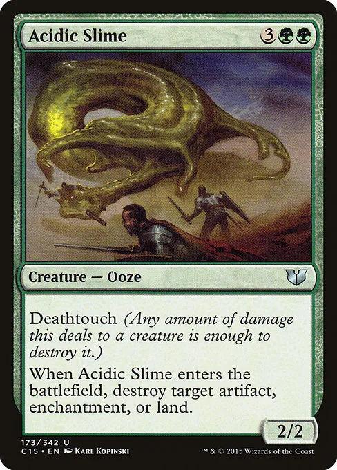 Acidic Slime · Commander 2015 173/342