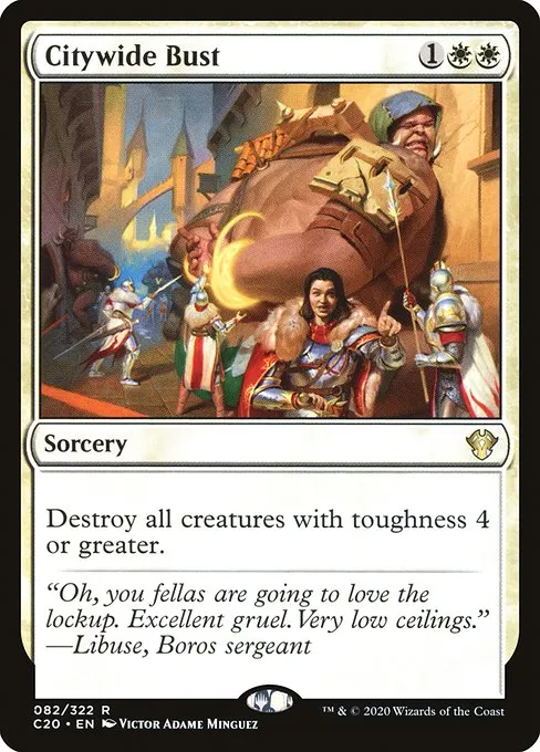 Citywide Bust · Commander 2020 82/322