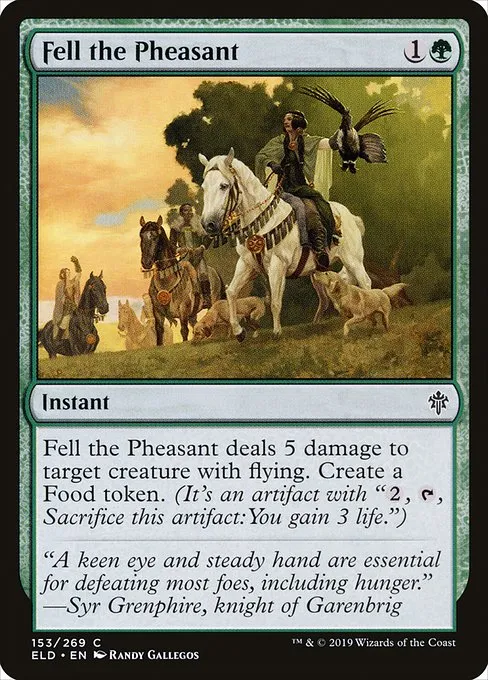 Fell the Pheasant · Throne of Eldraine 153/398