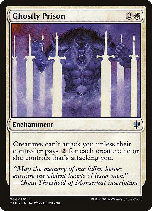 Ghostly Prison · Commander 2016 66/351