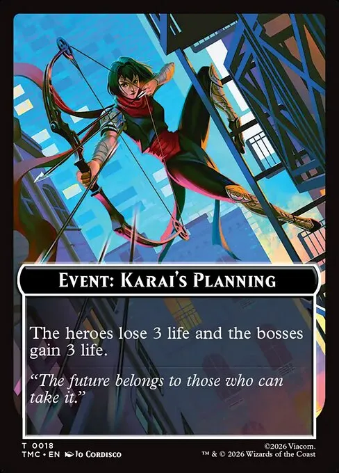 Event: Karai's Planning · Teenage Mutant Ninja Turtles Eternal Tokens 18/31