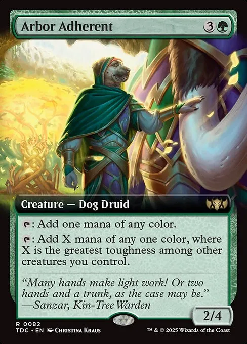 Arbor Adherent · Tarkir: Dragonstorm Commander 82/413