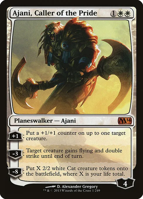 Ajani, Caller of the Pride · Magic 2014 1/249