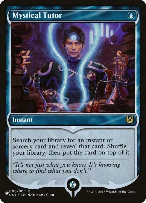 Mystical Tutor · The List SS1-6/5050