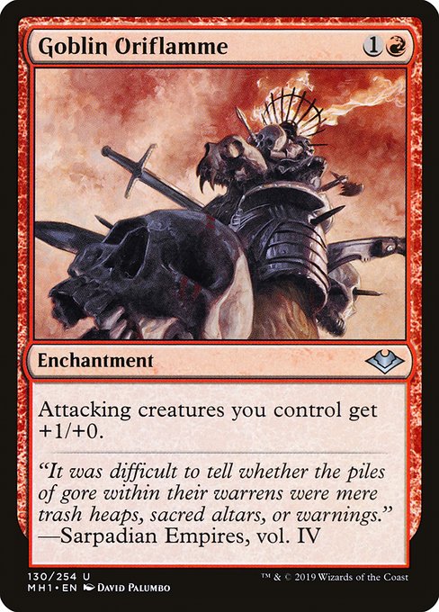 Goblin Oriflamme · Modern Horizons 130/255
