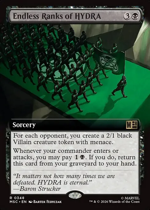 Endless Ranks of HYDRA · Marvel Super Heroes Commander 348/9