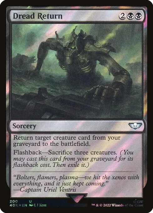 Dread Return · Warhammer 40,000 Commander 200★/617