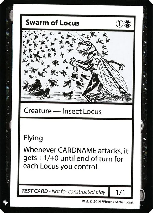 Swarm of Locus · Mystery Booster Playtest Cards 2019 48/121