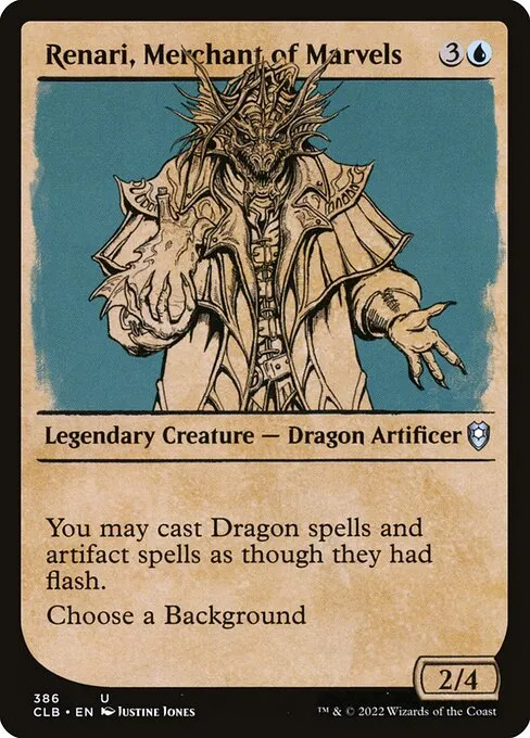 Renari, Merchant of Marvels · Commander Legends: Battle for Baldur's Gate 386/936
