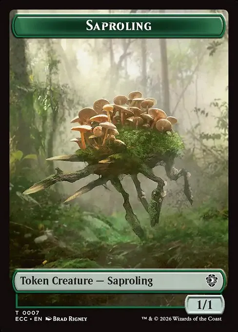 Saproling · Lorwyn Eclipsed Commander Tokens 7/13