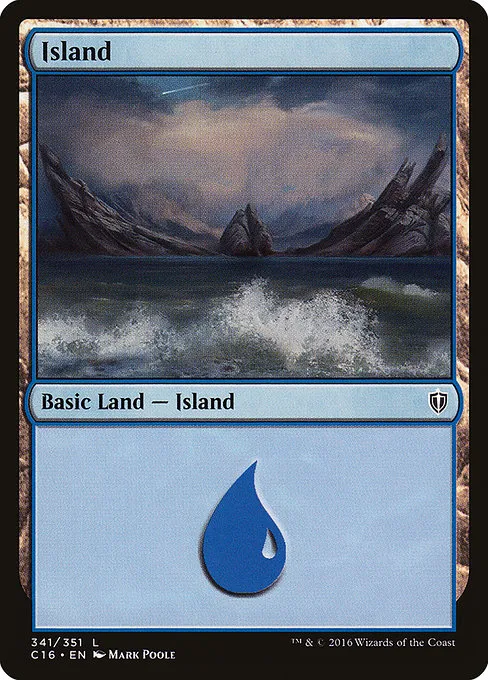 Island · Commander 2016 341/351