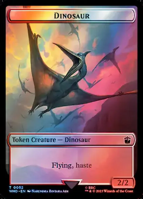 Dinosaur · Doctor Who Tokens 52/64
