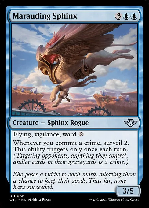 Marauding Sphinx · Outlaws of Thunder Junction 56/374