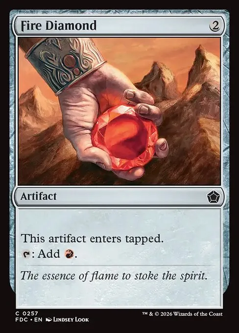 Fire Diamond · Foundations Commander 257/3