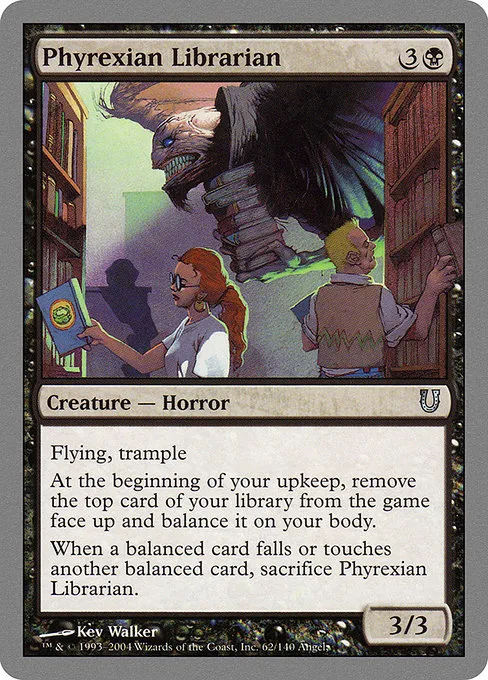 Phyrexian Librarian · Unhinged 62/168