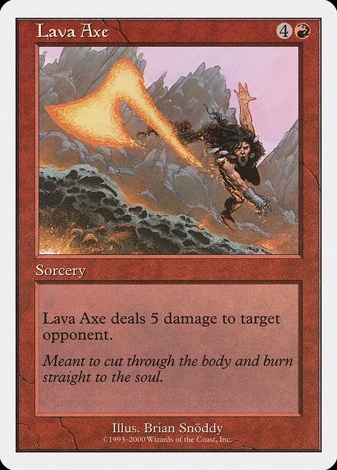Lava Axe · Starter 2000 31/20