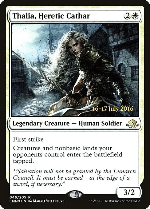Thalia, Heretic Cathar · Eldritch Moon Promos 46s/77