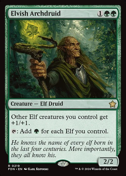 Elvish Archdruid · Foundations 219/771