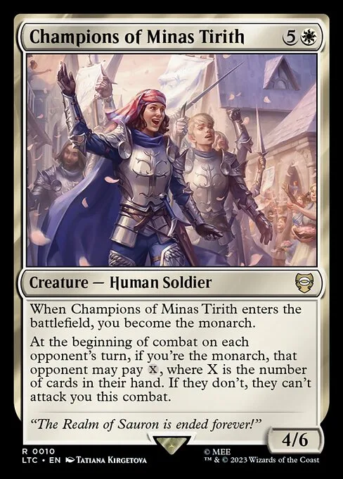 Champions of Minas Tirith · Tales of Middle-earth Commander 10/591