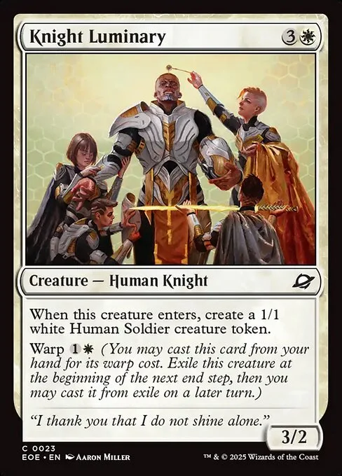 Knight Luminary · Edge of Eternities 23/400