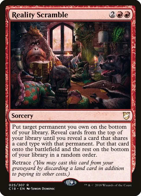 Reality Scramble · Commander 2018 25/307