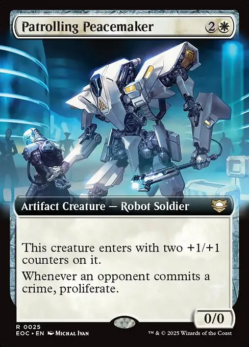Patrolling Peacemaker · Edge of Eternities Commander 25/191