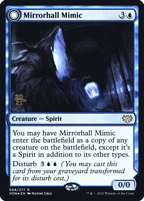 Mirrorhall Mimic // Ghastly Mimicry · Innistrad: Crimson Vow Promos 68s/121