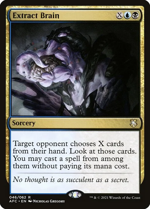 Extract Brain · Forgotten Realms Commander 46/331