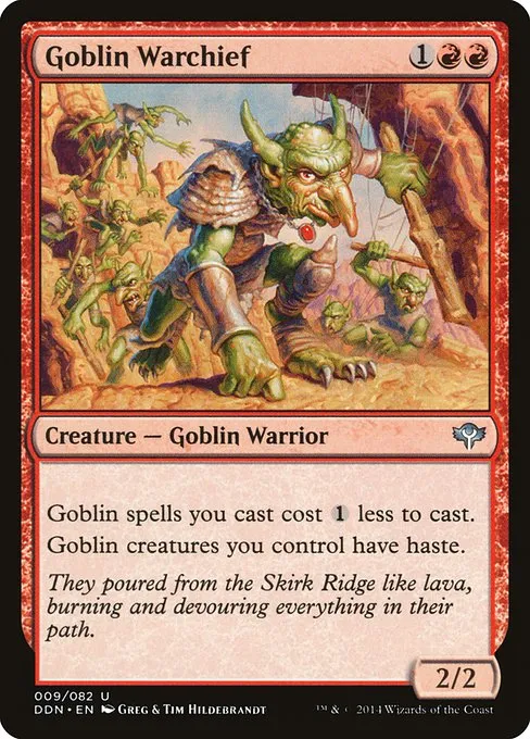 Goblin Warchief · Duel Decks: Speed vs. Cunning 9/82