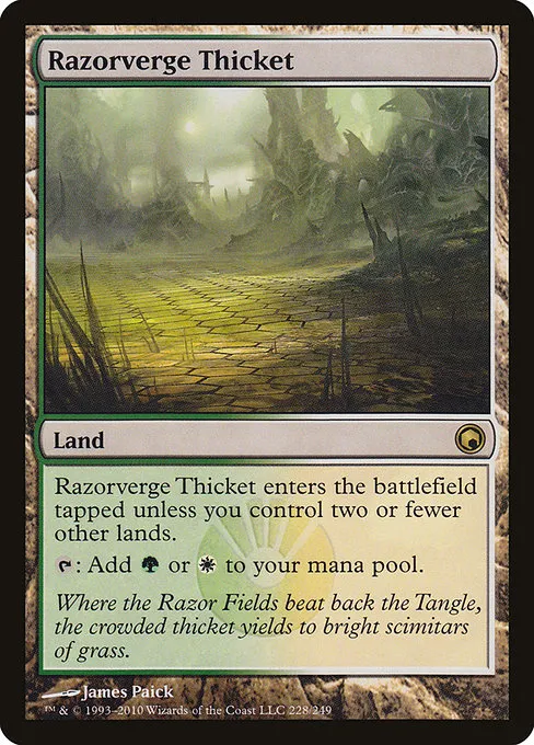 Razorverge Thicket · Scars of Mirrodin 228/249