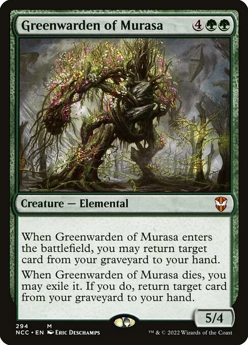 Greenwarden of Murasa · New Capenna Commander 294/447
