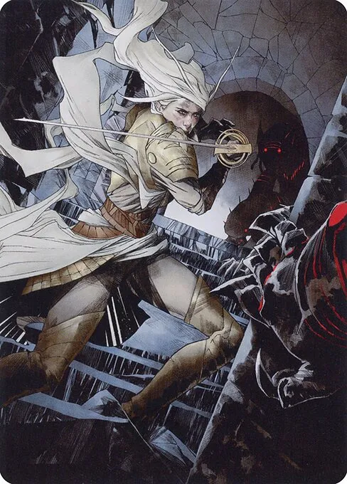Thalia, Guardian of Thraben // Thalia, Guardian of Thraben · March of the Machine Art Series 67/81