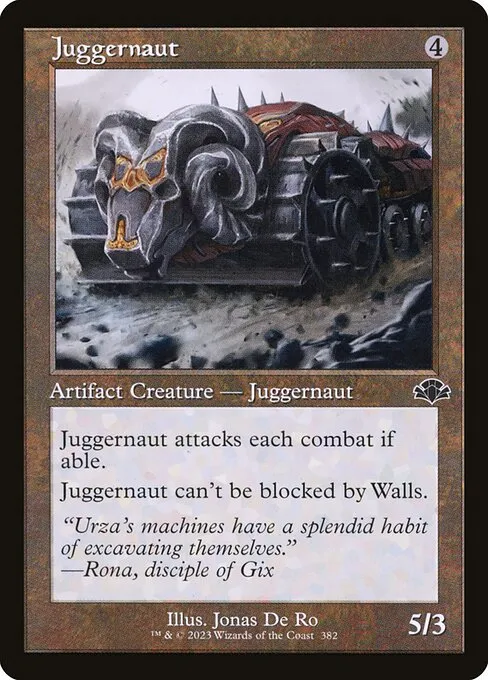 Juggernaut · Dominaria Remastered 382/457