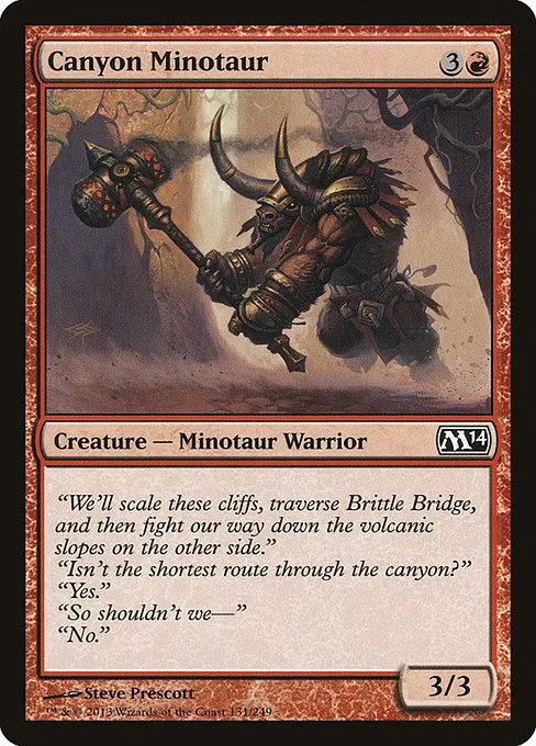 Canyon Minotaur · Magic 2014 131/249