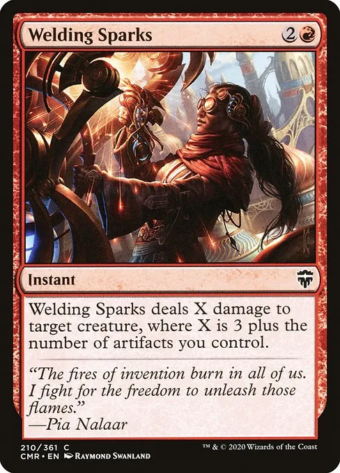 Welding Sparks · Commander Legends 210/718