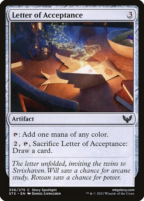 Letter of Acceptance · Strixhaven: School of Mages 256/393