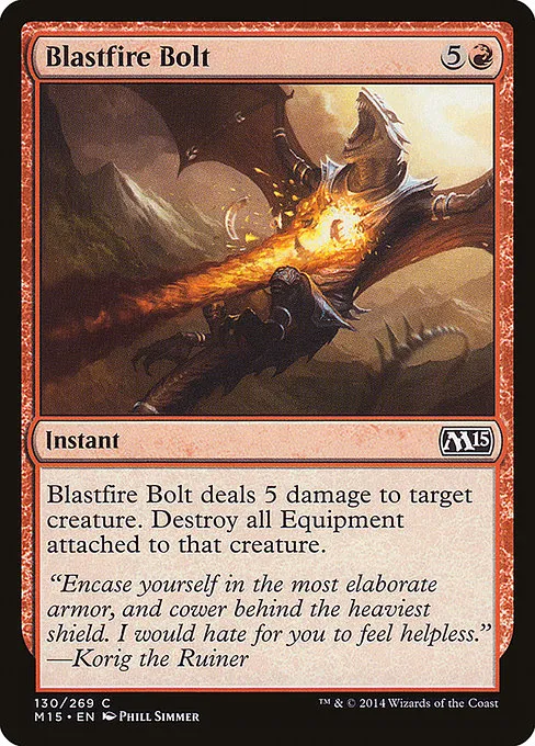 Blastfire Bolt · Magic 2015 130/284