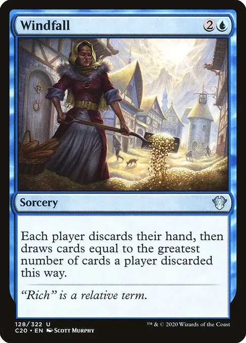 Windfall · Commander 2020 128/322