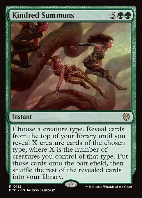 Kindred Summons · Lorwyn Eclipsed Commander 112/176