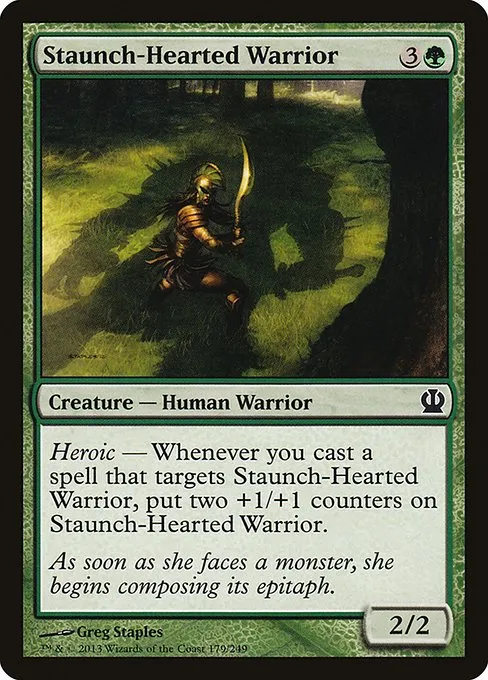 Staunch-Hearted Warrior · Theros 179/249