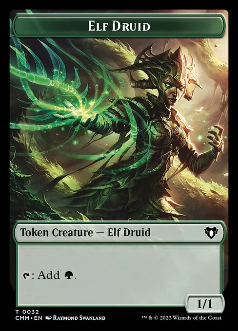 Elf Druid · Commander Masters Tokens 32/81