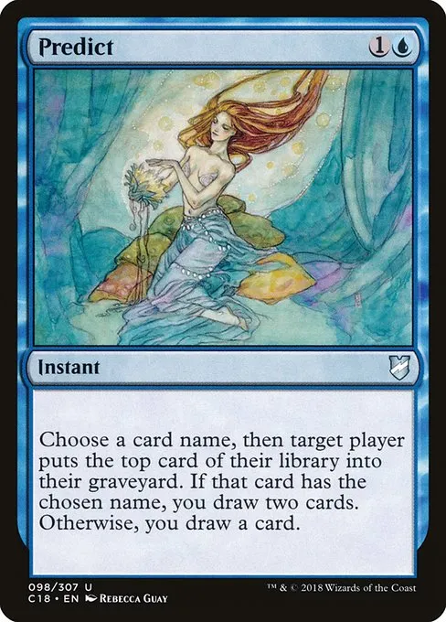 Predict · Commander 2018 98/307