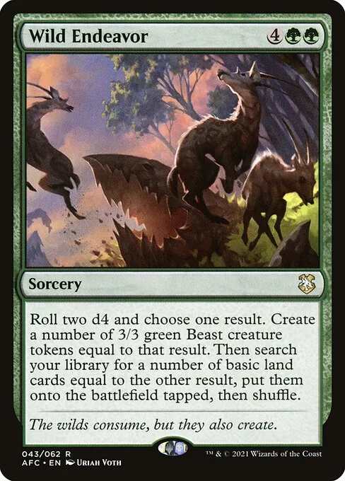 Wild Endeavor · Forgotten Realms Commander 43/331