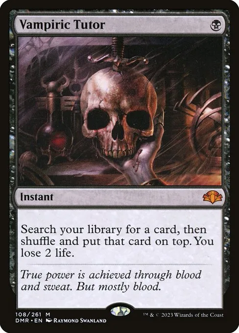 Vampiric Tutor · Dominaria Remastered 108/457
