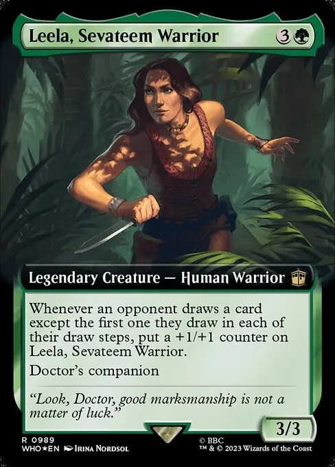 Leela, Sevateem Warrior · Doctor Who 989/1178