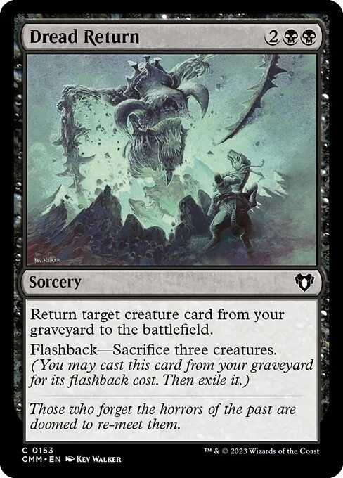 Dread Return · Commander Masters 153/1067
